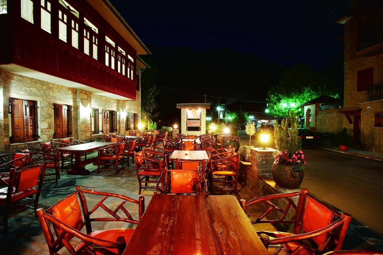 Hotel Δρακολιμνη Tsepelovo Exterior foto